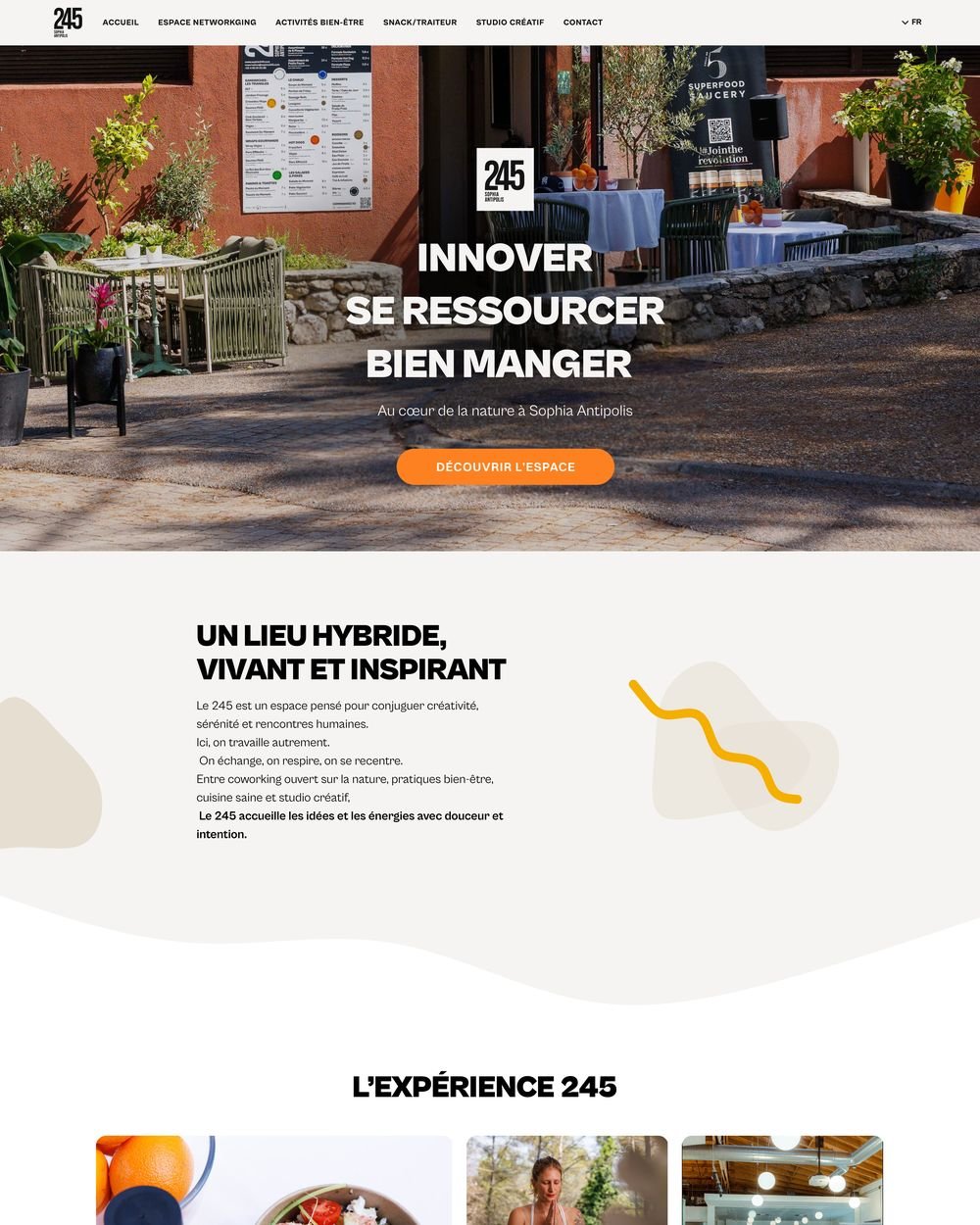 Page d'accueil du 245 Sophia, haut de page