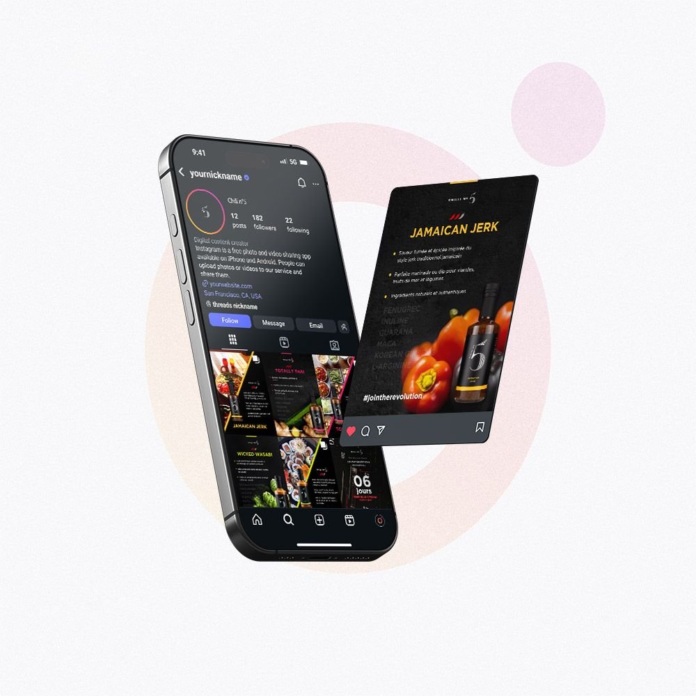 Fil Instagram Chili n°5 sur mobile