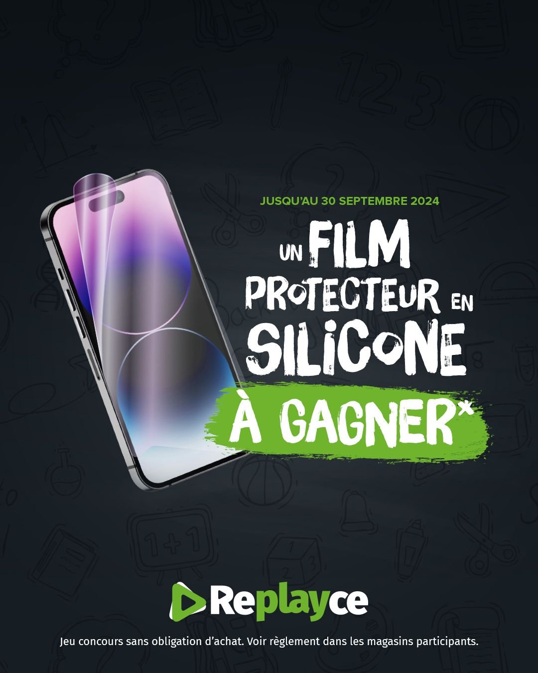 Publication Replayce : film protecteur à gagner