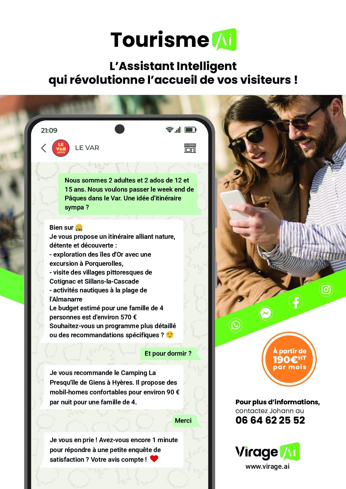 Flyer A5 Virage AI, recto